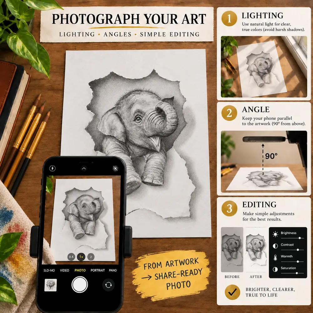 Bonus 3: Photograph Your Art Guide